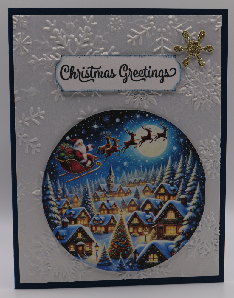 1140 Christmas - Snow Circle Scene