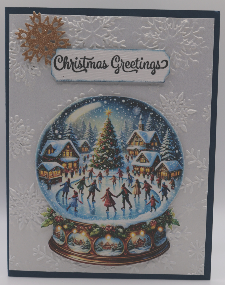 1141 Christmas - Snow Globe Scene