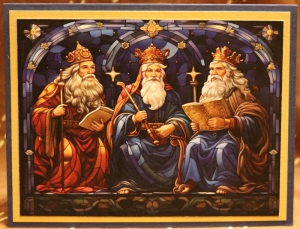 903 Christmas - Stained Glass Three Kings