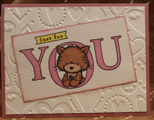 778d Valentine's Day - Just for you Kitty