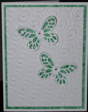 281 Female Birthday - Butterflies Die Cut