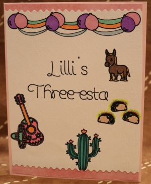 1028 Custom - Lilli's Three-esta Birthday