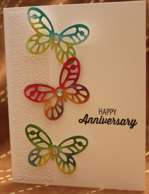 671 Anniversary - Sponged Butterflies