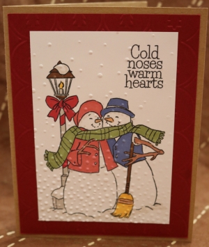 920a Christmas - Snowman Couple