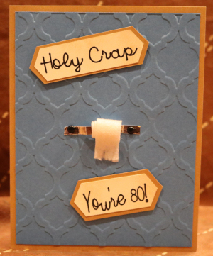764 Funny Birthday - Holy Crap! You're 80