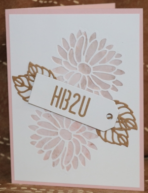 449 Female Birthday - Flower Die Cut