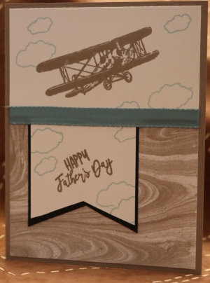 536 Father's Day - Airplane in the Clouds