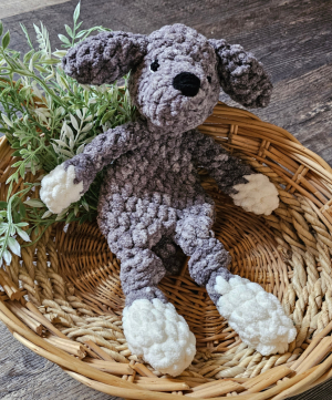 AW008 - Crochet Snuggle Animals - Small Dog