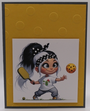 1092f Pickleball - Pickleball Girl