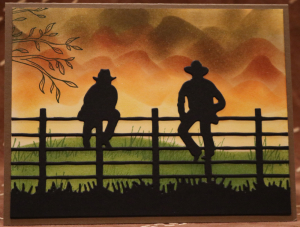 756a Custom - Cowboys on Fence