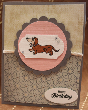 775ba Animal - Dachshund Birthday