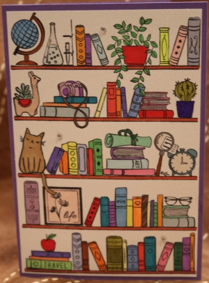 1025 Blank - Bookshelf Card