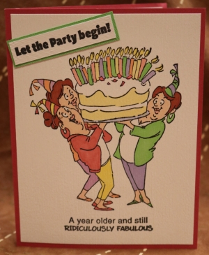 877 Girlfriends - Girlfriends holding Big Cake