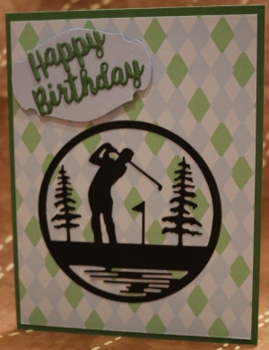 846 Golf - Silhouette Golfer