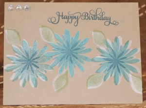 326 Female Birthday - Ghost Stamping Flowers