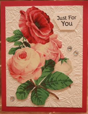 597c Female Birthday - Flower Die Cut