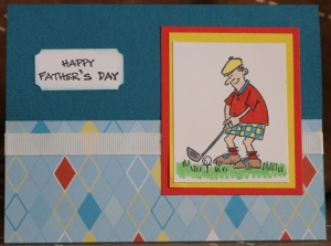 477 Father's Day - Plaid Golfer