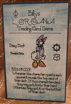 921 Custom - Billy's Lorcana Card